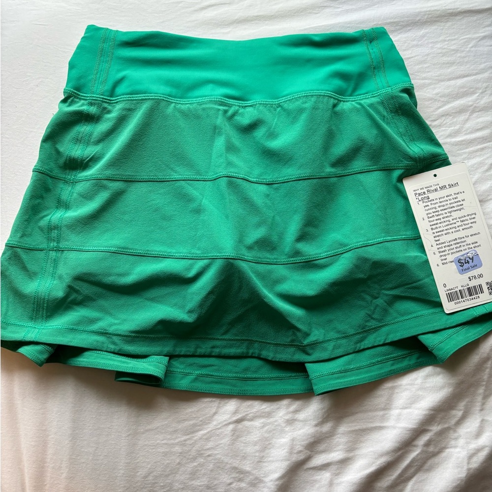 Lululemon pace rival skirt